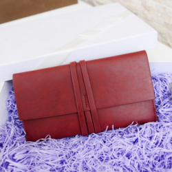 Сумка клатч Vienca W70403G винно-красный