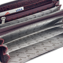 Гаманець жіночий шкіряний Eminsa 2160 15-6 бордовий