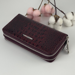 Гаманець жіночий шкіряний Eminsa 2160 15-6 бордовий