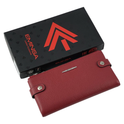 Кошелек женский кожаный Eminsa 2117 18-5 красный