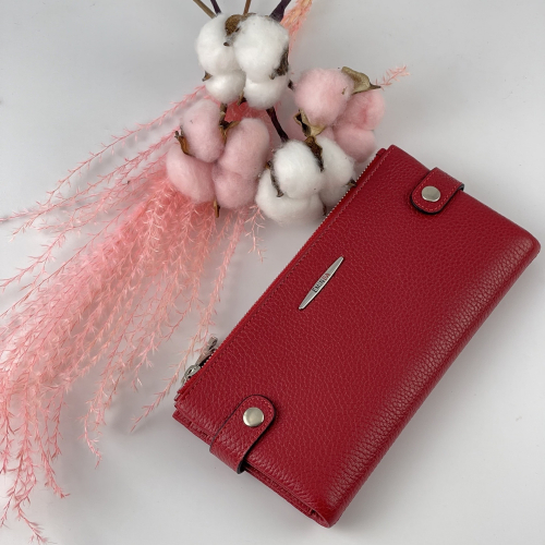 Гаманець жіночий шкіряний Eminsa 2117 18-5 червоний