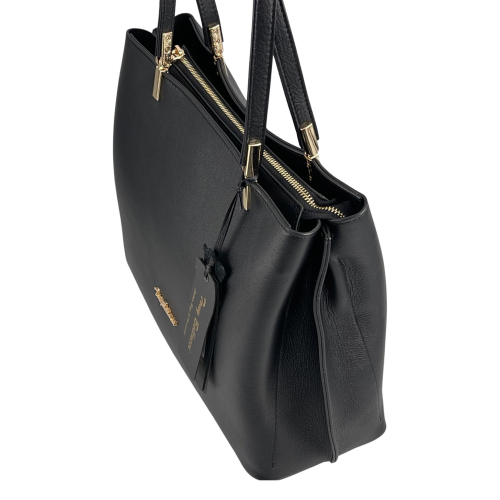 Сумка жіноча шкіряна Tony Bellucci 0283-1 чорна