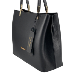 Сумка жіноча шкіряна Tony Bellucci 0283-1 чорна