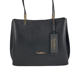 Сумка жіноча шкіряна Tony Bellucci 0283-1 чорна