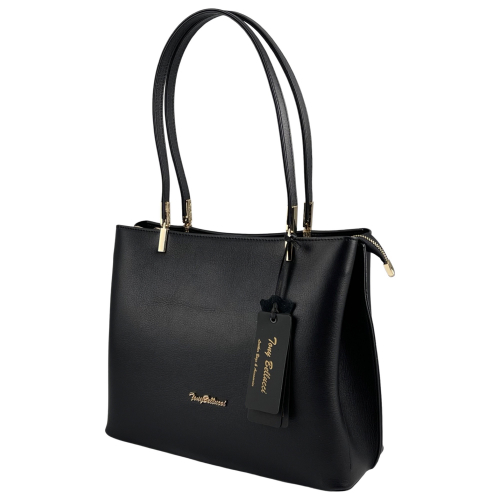 Сумка жіноча шкіряна Tony Bellucci 0283-1 чорна