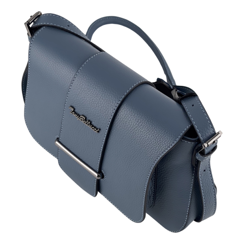 Сумка жіноча шкіряна Tony Bellucci 0517-215 блакитна