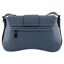 Сумка жіноча шкіряна Tony Bellucci 0517-215 блакитна