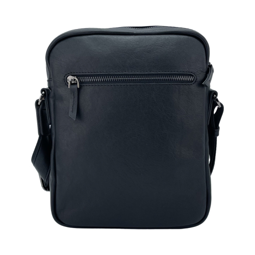 Сумка чоловіча шкіряна The Bond 1437-1 чорна