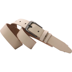 Ремінь чоловічий шкіряний Кремінь 01.35.00.244 125 см молочний
