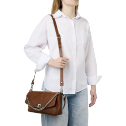 Сумка женская кожаная Vito Torelli 1100 2103 рыжая