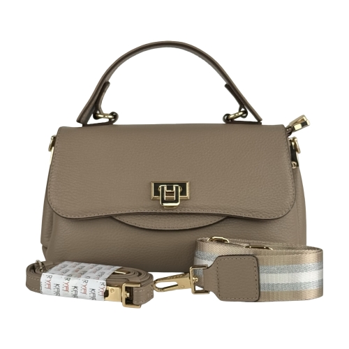 Сумка жіноча шкіряна Karya 2574-50 бежева