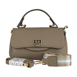 Сумка жіноча шкіряна Karya 2574-50 бежева