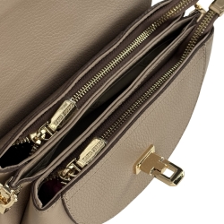 Сумка жіноча шкіряна Karya 2574-50 бежева