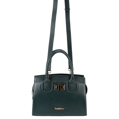 Сумка жіноча шкіряна Tony Bellucci 0992-1005 темно-зелена