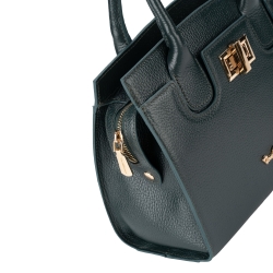 Сумка жіноча шкіряна Tony Bellucci 0992-1005 темно-зелена