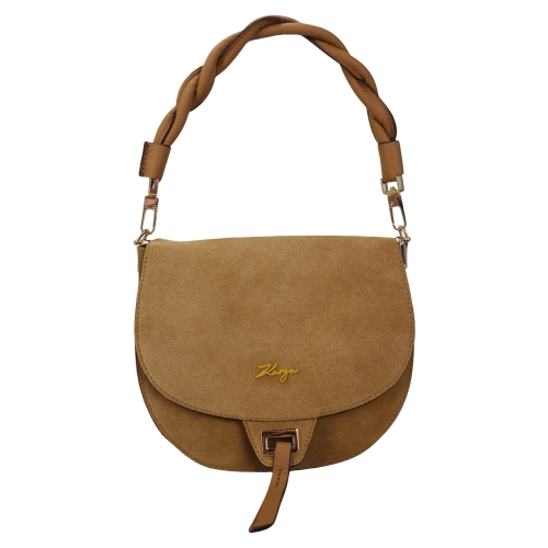 Сумка женская кожаная Karya 2448-3 светло-коричневая