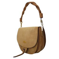 Сумка женская кожаная Karya 2448-3 светло-коричневая