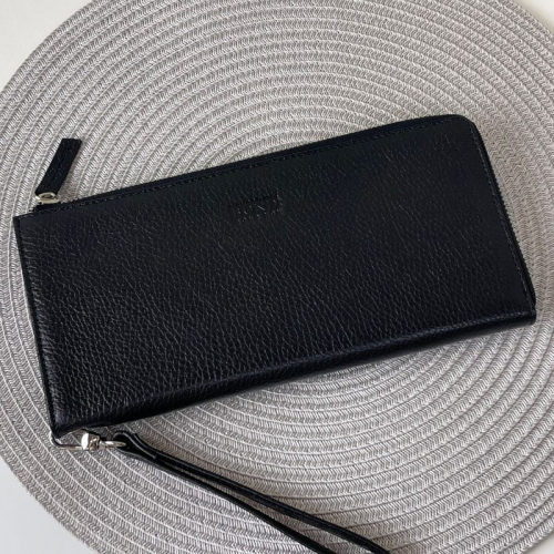 Клатч чоловічий шкіряний Bond 436-281 чорний