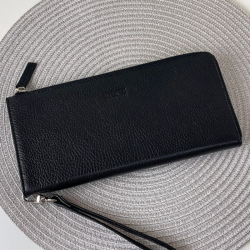 Клатч чоловічий шкіряний Bond 436-281 чорний