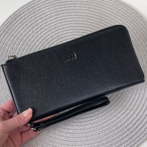 Клатч чоловічий шкіряний Bond 436-281 чорний