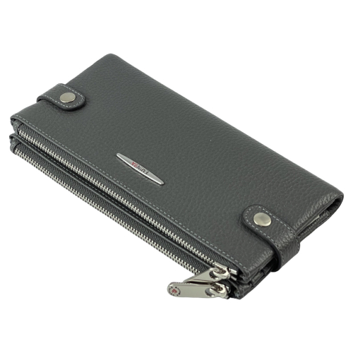 Гаманець жіночий шкіряний Eminsa 2117 18-11 сірий