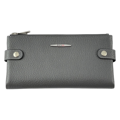 Гаманець жіночий шкіряний Eminsa 2117 18-11 сірий