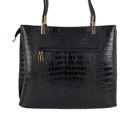 Сумка жіноча шкіряна Tony Bellucci 0283-356 чорна