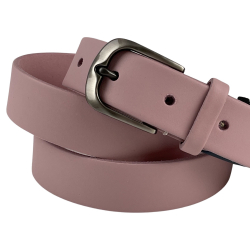 Ремень женский кожаный Кремень 05.30.00.49 125 см пудровый