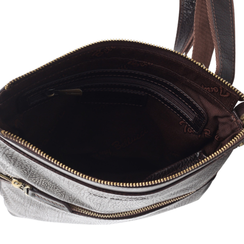 Сумка мужская кожаная Tony Bellucci T5029-886 темно-коричневая