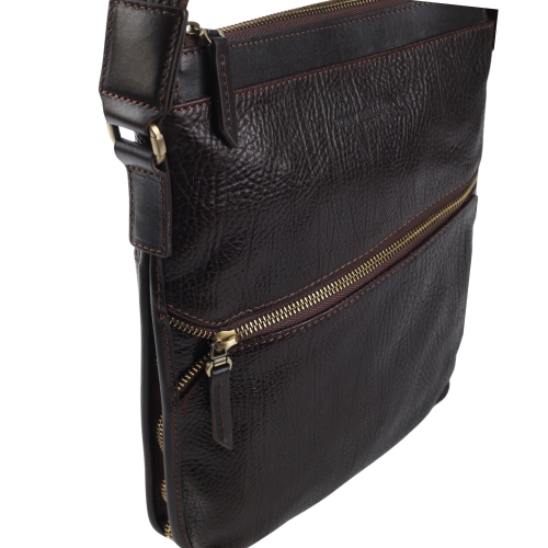 Сумка мужская кожаная Tony Bellucci T5029-886 темно-коричневая