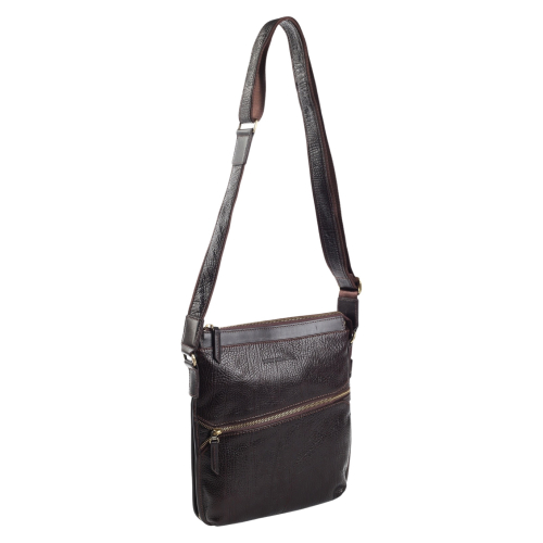 Сумка мужская кожаная Tony Bellucci T5029-886 темно-коричневая