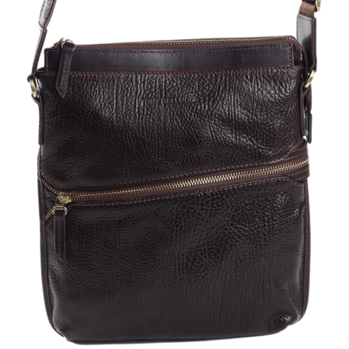 Сумка мужская кожаная Tony Bellucci T5029-886 темно-коричневая