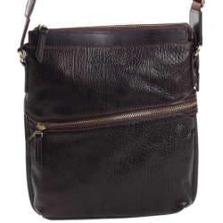 Сумка чоловіча шкіряна Tony Bellucci T5029-886 темно-коричнева