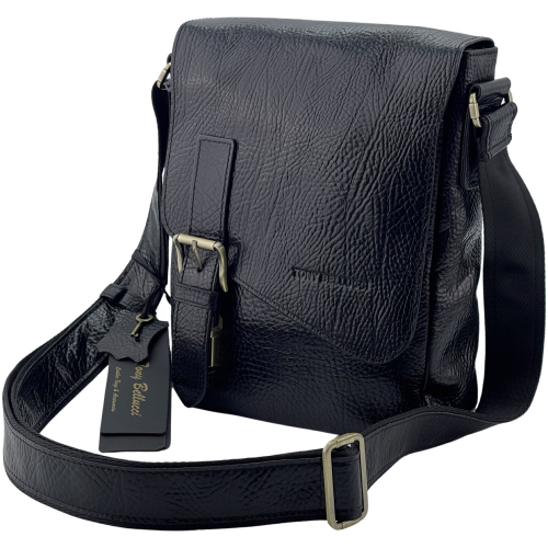 Сумка мужская кожаная Tony Bellucci T5164-893 черная