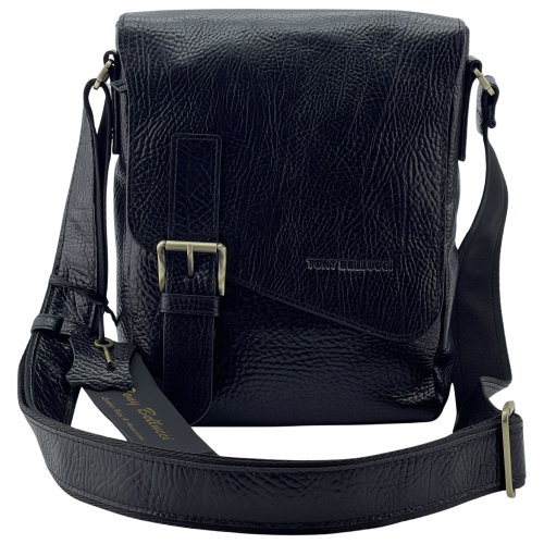 Сумка мужская кожаная Tony Bellucci T5164-893 черная