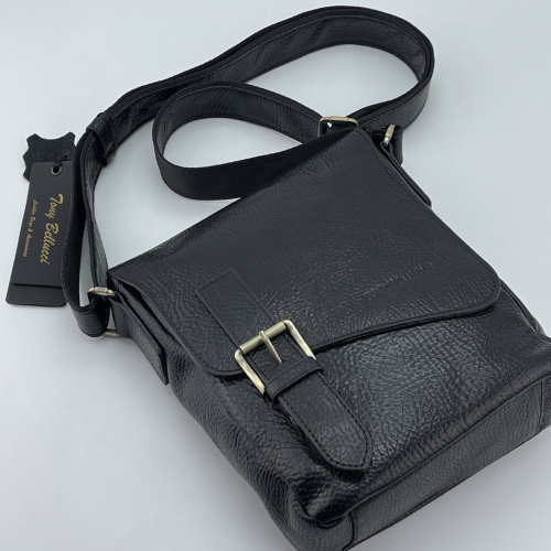 Сумка мужская кожаная Tony Bellucci T5164-893 черная