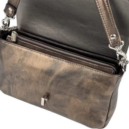 Сумка женская кожаная Vito Torelli 1100 2104 бронзовая