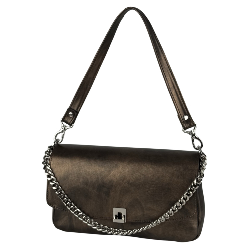 Сумка женская кожаная Vito Torelli 1100 2104 бронзовая