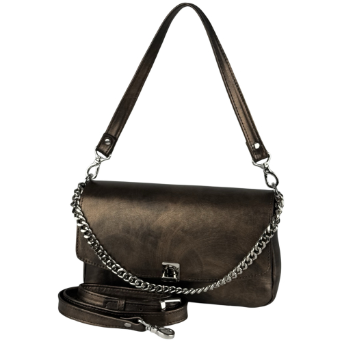 Сумка женская кожаная Vito Torelli 1100 2104 бронзовая