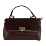 Сумка жіноча шкіряна Karya 2574-614 темно-коричнева
