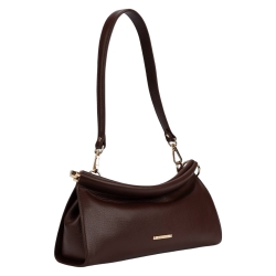 Сумка женская кожаная Enzo Nori EN1114-256 шоколадная