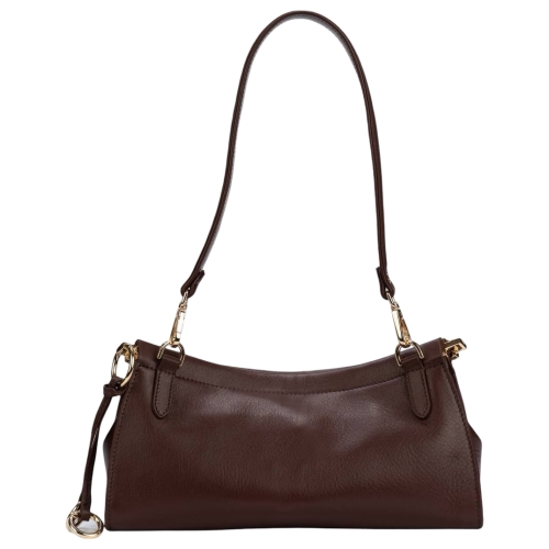 Сумка женская кожаная Enzo Nori EN1114-256 шоколадная