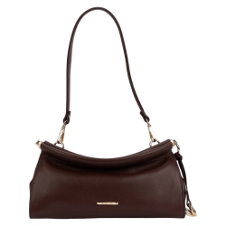 Сумка женская кожаная Enzo Nori EN1114-256 шоколадная