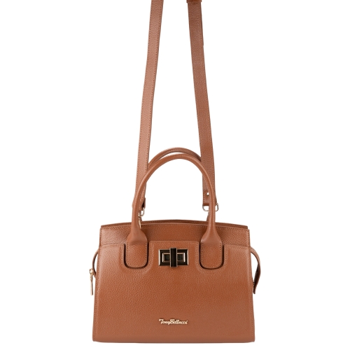 Сумка жіноча шкіряна Tony Bellucci 0992-285 світло-коричнева