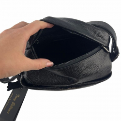 Сумка жіноча шкіряна Tony Bellucci 0349-281 чорна