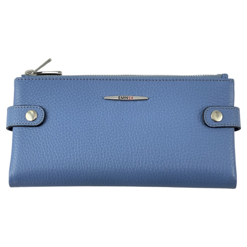 Кошелек женский кожаный Eminsa 2117 18-30 голубой