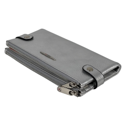 Кошелек женский кожаный Eminsa 2117 32-11 серебристый