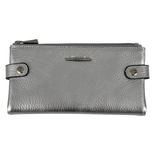 Кошелек женский кожаный Eminsa 2117 32-11 серебристый