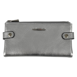 Кошелек женский кожаный Eminsa 2117 32-11 серебристый