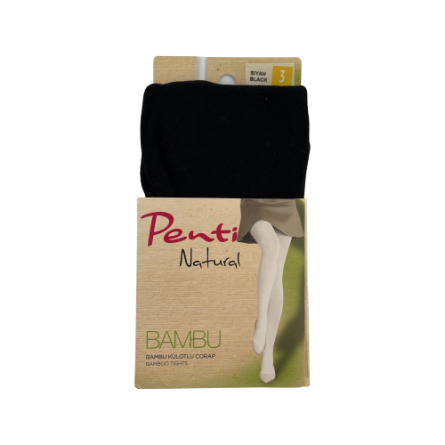 Колготки жіночі Penti Natural Bambuk 500 чорні Size 4-XL​​